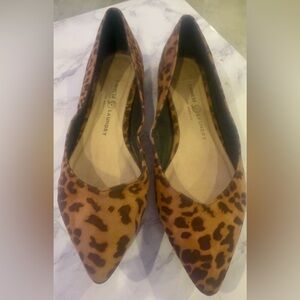 Pre Loved Chinese Laundry Leopard Flats , Women’s Size 10